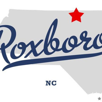 Large square map of roxboro nc