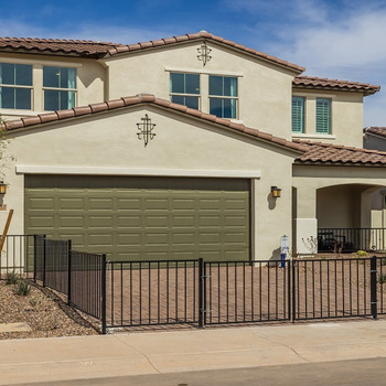 Large square camelback floor plan front exterior left angled william ryan homes phoenix