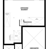 Medium undeveloped basement