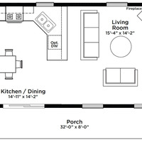 Medium brookside floorplan