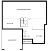 Medium floor plan balsam basement