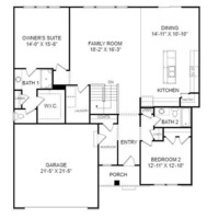 Medium floor plan balsam level 1