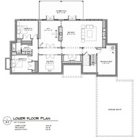Medium lower floor plan