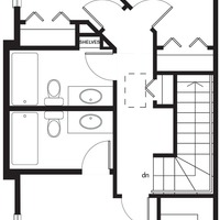 Medium l plan upper floorplan