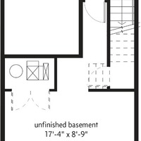 Medium e plan basement floorplan