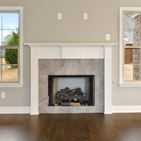 Medium tile fireplace picture
