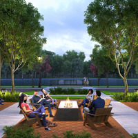 Medium flora brownstone space