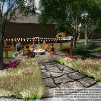 Medium firepit amenity kloer