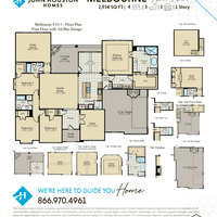 Medium melbourne f10 1 floor plan with 3rd bay garage web image v3.1.20.2025