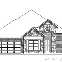 Medium denver a9 1 with stone opt. fe elevation