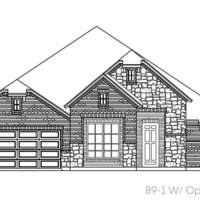 Medium denver b9 1 with stone opt. fe elevation