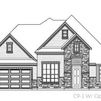Medium denver c9 1 with stone opt. fe elevation