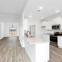 Medium kitchen and dining room
