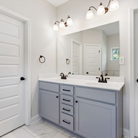 Medium master bathroom vanity