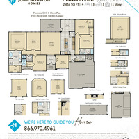 Medium florence c10 1 floor plan with 3rd car grage web image v3.3.31.2025