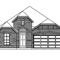 Medium sorrento b9 1 fe with brick elevation