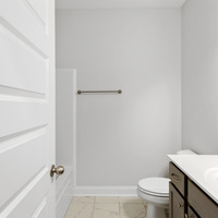 Medium spare bathroom