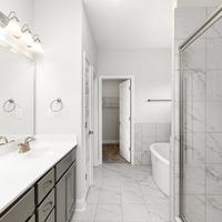 Medium master bathroom 1
