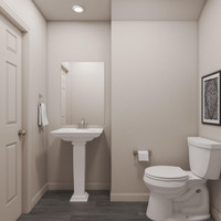 Medium  5 redwood powder bath