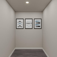 Medium  jackson interior laundry room