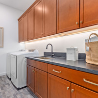 Medium 5412 model home laundry room