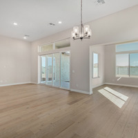 Medium living room and flex room
