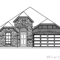 Medium sorrento b9 1 with opt. stone fe elevation