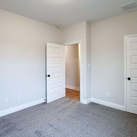Medium spare bedroom closet