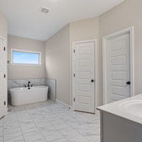 Medium master bathroom