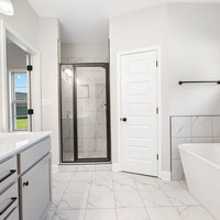 Medium master bathroom