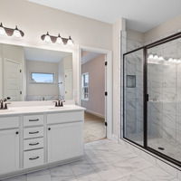 Medium master bathroom 1