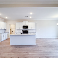 Medium kitchen and breakfast area