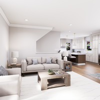 Medium blanc rendering living