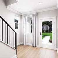 Medium blanc rendering foyer