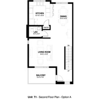 Medium second floor plan 