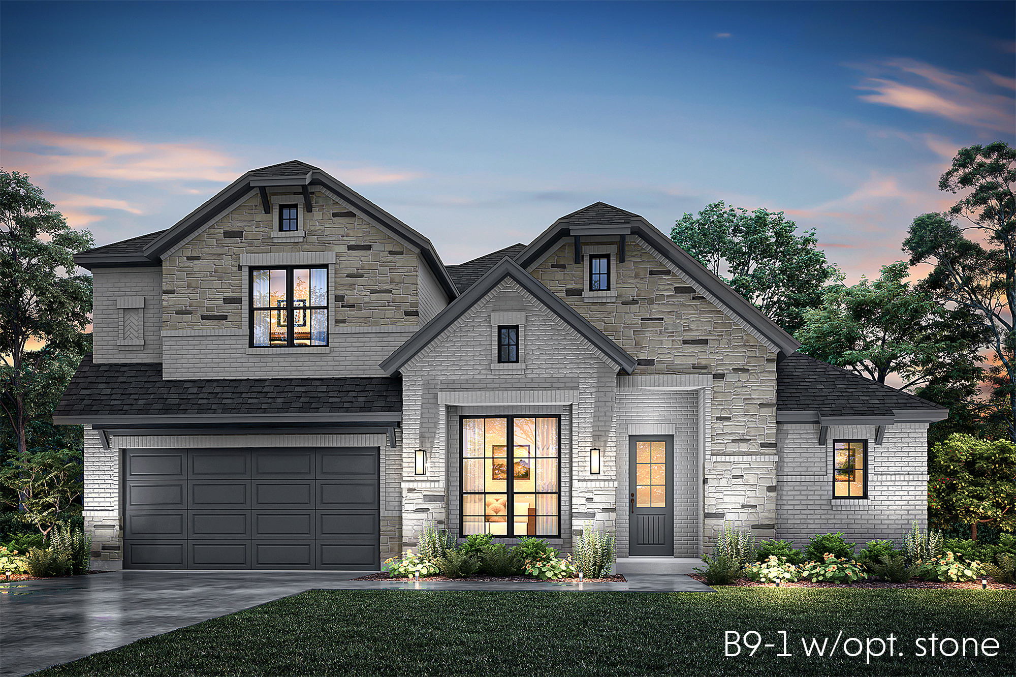 Denver B9-1 - Front Entry - 2 Story