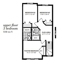 Medium upper floor 3 bedroom