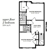 Medium upper floor 2 bedroom