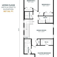 Medium bayview alder upper floor standard