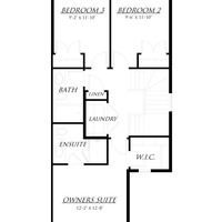 Medium upper floor plan 