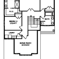 Medium second floor plan 