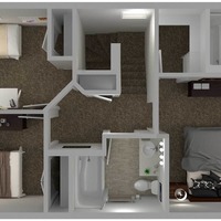 Medium 3bed floorplan2 furniture 2