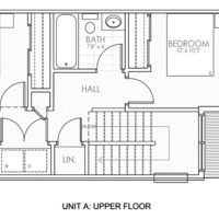 Medium floor plan a upper level