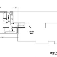 Medium two storey modified bungalow 1485 sqft upper floorplan 810x430