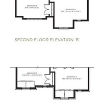 Medium second floor elevations 