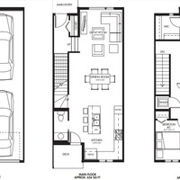 Medium floor plan axis x