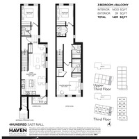 Medium urban 3b floor plan