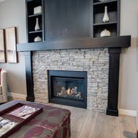 Medium fireplace
