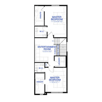 Medium floor plan upper 2 master option wicklow calgary