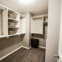 Medium walkin closet